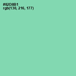 #82D8B1 - Vista Blue Color Image