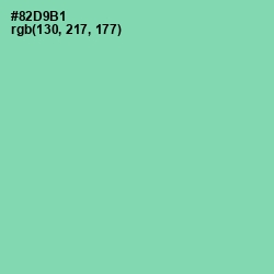 #82D9B1 - Vista Blue Color Image