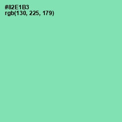 #82E1B3 - Vista Blue Color Image
