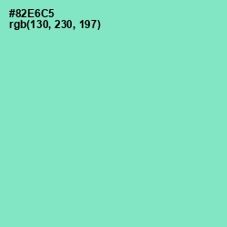 #82E6C5 - Riptide Color Image