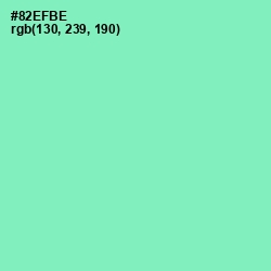 #82EFBE - Algae Green Color Image