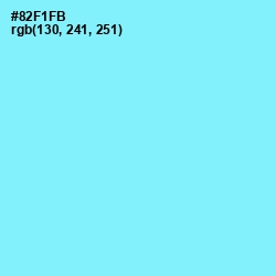 #82F1FB - Anakiwa Color Image