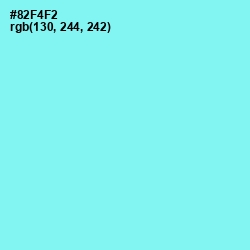 #82F4F2 - Anakiwa Color Image