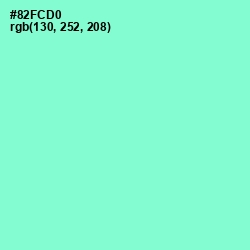 #82FCD0 - Riptide Color Image