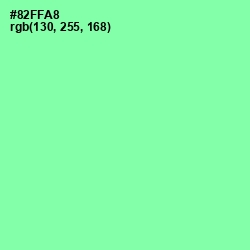 #82FFA8 - Mint Green Color Image