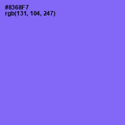 #8368F7 - Medium Purple Color Image