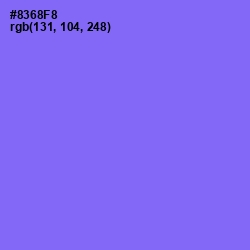 #8368F8 - Medium Purple Color Image
