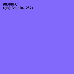 #8368FC - Medium Purple Color Image