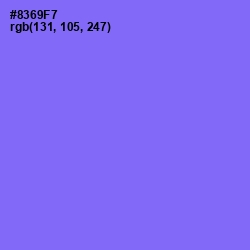 #8369F7 - Medium Purple Color Image