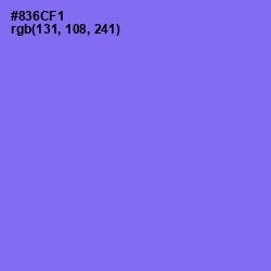 #836CF1 - Medium Purple Color Image