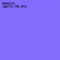 #836CFD - Medium Purple Color Image