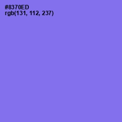 #8370ED - Medium Purple Color Image