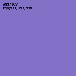 #8371C7 - True V Color Image