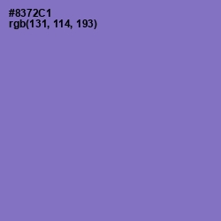 #8372C1 - True V Color Image