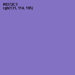 #8372C3 - True V Color Image