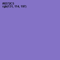 #8372C5 - True V Color Image