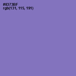 #8373BF - Purple Mountain's Majesty Color Image