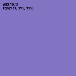 #8373C3 - True V Color Image