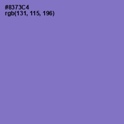 #8373C4 - True V Color Image