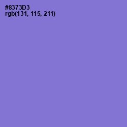 #8373D3 - True V Color Image