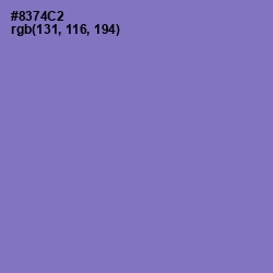 #8374C2 - True V Color Image
