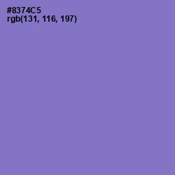 #8374C5 - True V Color Image