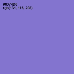 #8374D0 - True V Color Image