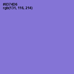 #8374D6 - True V Color Image