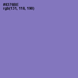 #8376BE - Purple Mountain's Majesty Color Image