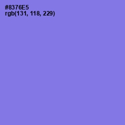 #8376E5 - True V Color Image