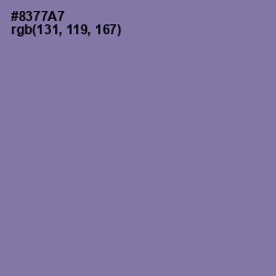 #8377A7 - Purple Mountain's Majesty Color Image