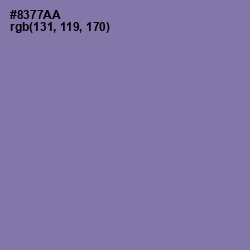 #8377AA - Purple Mountain's Majesty Color Image