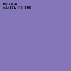 #8377BA - Purple Mountain's Majesty Color Image