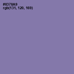 #8378A9 - Purple Mountain's Majesty Color Image