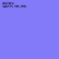 #8378F8 - Medium Purple Color Image