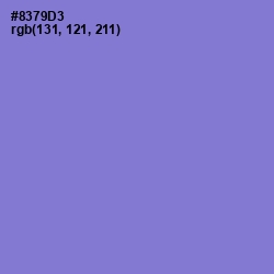 #8379D3 - True V Color Image