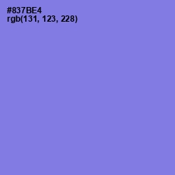 #837BE4 - True V Color Image