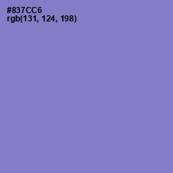 #837CC6 - True V Color Image