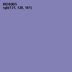 #8380B5 - Manatee Color Image