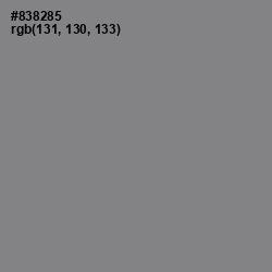 #838285 - Gunsmoke Color Image
