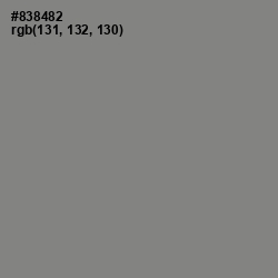 #838482 - Gunsmoke Color Image