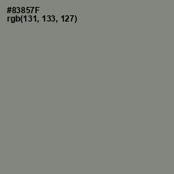 #83857F - Schooner Color Image