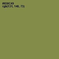 #838C49 - Clay Creek Color Image