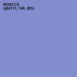 #838CCD - Chetwode Blue Color Image