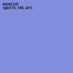 #838CDD - Chetwode Blue Color Image