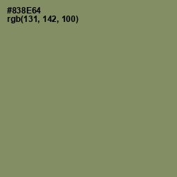 #838E64 - Avocado Color Image