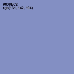 #838EC2 - Chetwode Blue Color Image