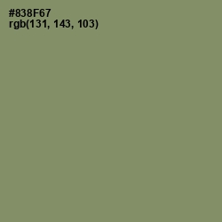 #838F67 - Avocado Color Image