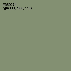 #839071 - Battleship Gray Color Image