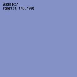 #8391C7 - Blue Bell Color Image